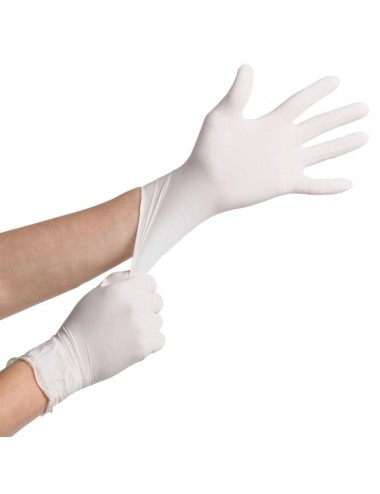 gants chirurgicaux en poudre jetables de main de vinyle du latex 9MPa